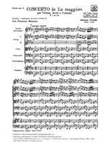 Concerto en La Maj. F. 1 n° 106 - VIVALDI - Partition - Grand format